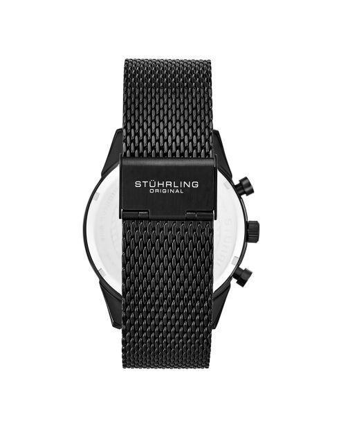 Montre Homme en Acier Quartz Chronographe  Monaco noire