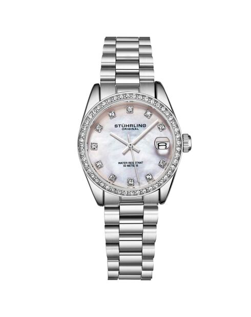 Montre Femme en Acier Quartz Aquadiver argentée
