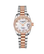 Montre Femme en Acier Quartz Aquadiver argenté/rose