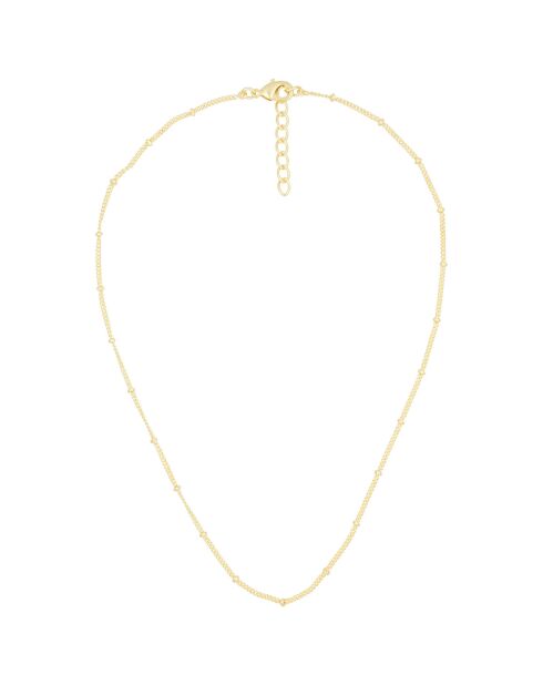Collier Choker en laiton doré