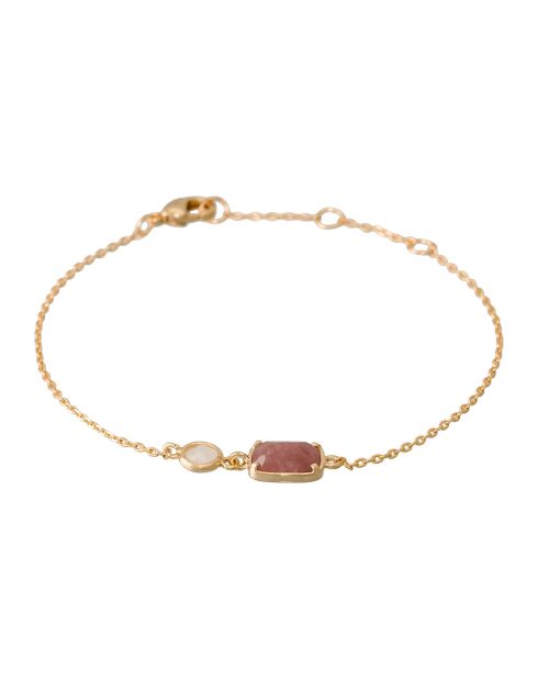 Meryl Quartz & Agate armband in goudmessing