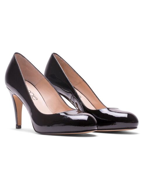 Olivia Pumps aus schwarzem Lackleder — 8,5 cm Absatz