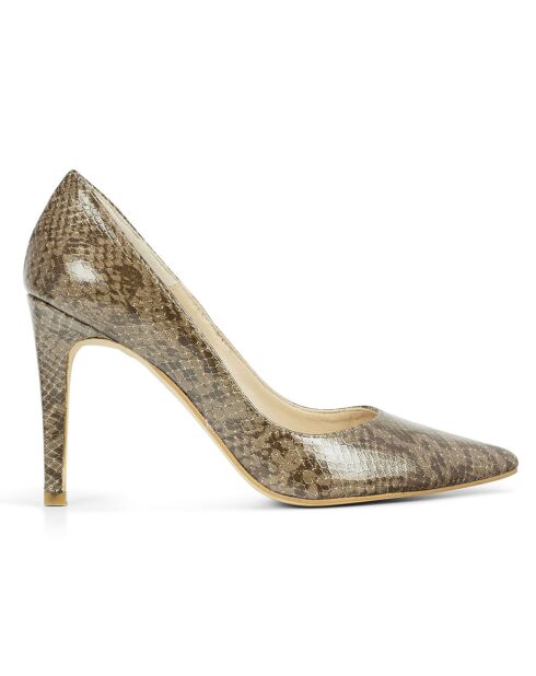 Pumps Julia aus Pythonleder - 9,5 cm Absatz