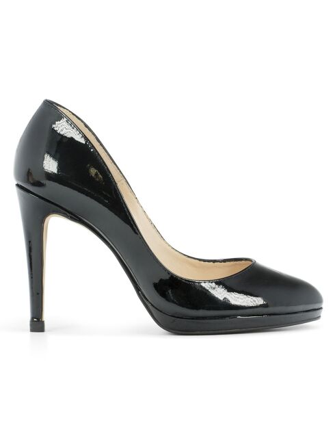 Escarpins en Cuir Kate noirs - Talon 10 cm