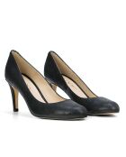 Escarpins en Cuir Brigitte noirs - Talon 6 cm