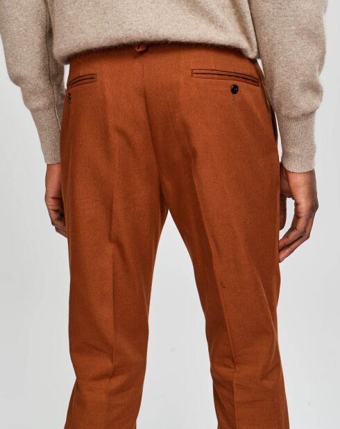 Pantalon Frush orange cendré