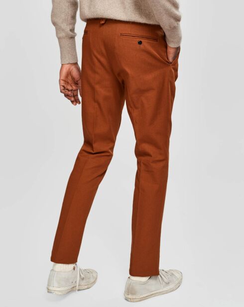 Pantalon Frush orange cendré