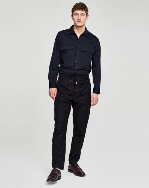 Pantalon droit Pogg bleu marine