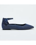 Ballerines Léa bleu jean