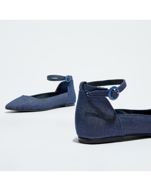 Ballerines Léa bleu jean