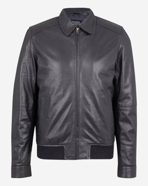 Veste 100% Cuir Tuir noir