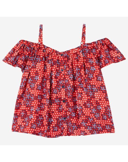 Tchao Vol rotes Top mit Sternenprint