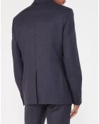 Veste de costume 100% Laine Massa Cerutti bleu nuit