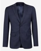 Veste de costume 100% Laine Monza Vume bleu foncé