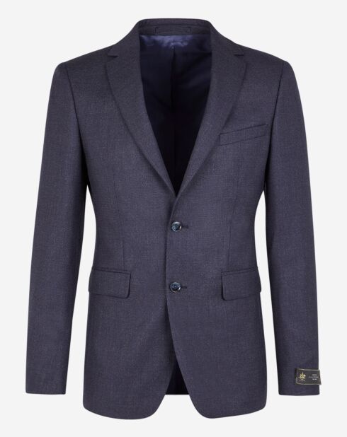 Veste de costume 100% Laine Massa Cerutti bleu nuit