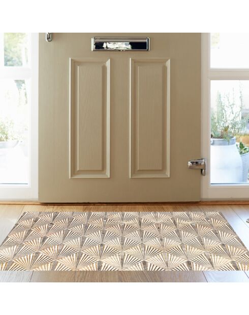 Tapis vinyle Chrysler multicolore - 66x100 cm