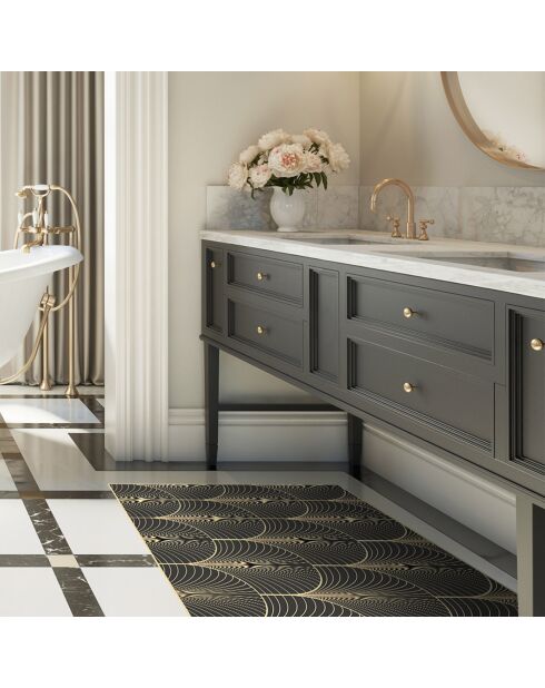 Tapis vinyle greta multicolore - 50x100 cm