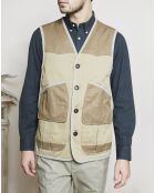 Gilet Country Hunting sable