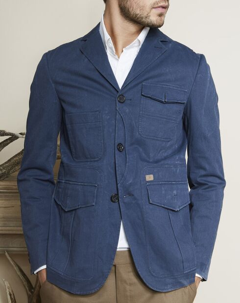 Veste Chestnut Coton bleue