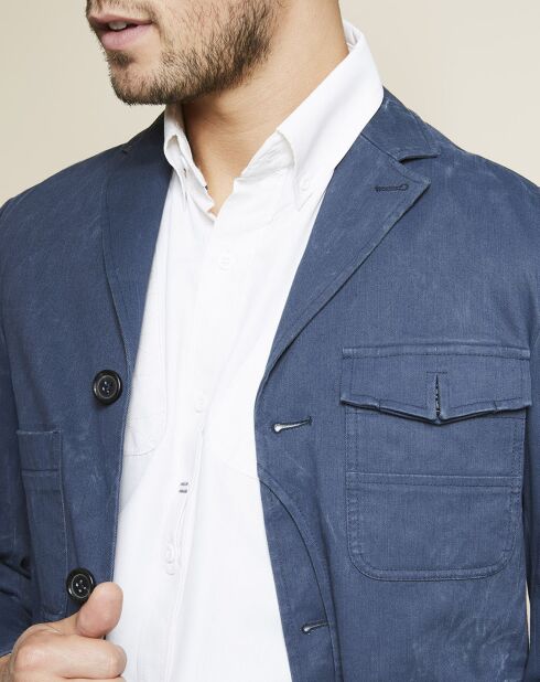 Veste Chestnut Coton bleue