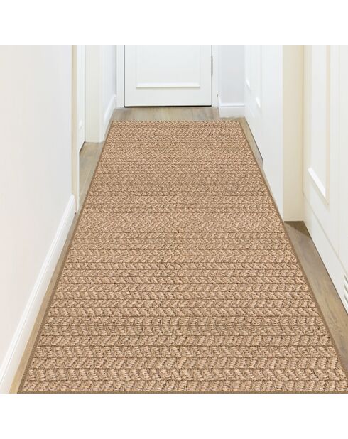 Tapis vinyle Chef marron - 80x300 cm