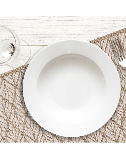 4 Sets de table Tahala marron - 30x45 cm