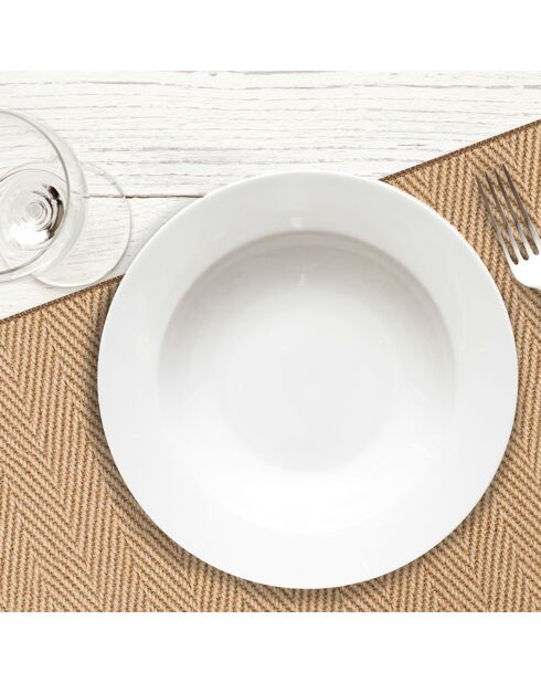 4 Sets de table Luxor beiges - 30x45 cm