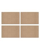 4 Sets  de table Chef marron - 30x45 cm