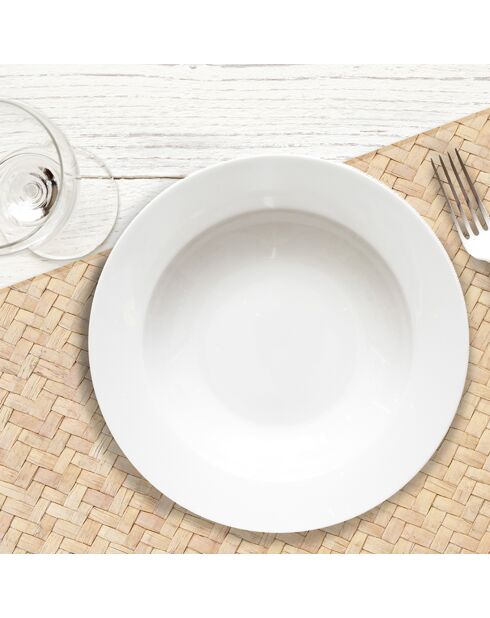 4 beige placemats van Sétif - 30x45 cm