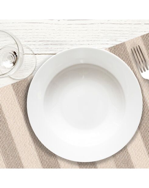 4 Sets de table Giza beiges - 30x45 cm