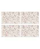 4 Sets de table Montreal multicolores - 30x45 cm