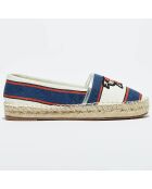 Espadrilles Kamini marineblau/weiß