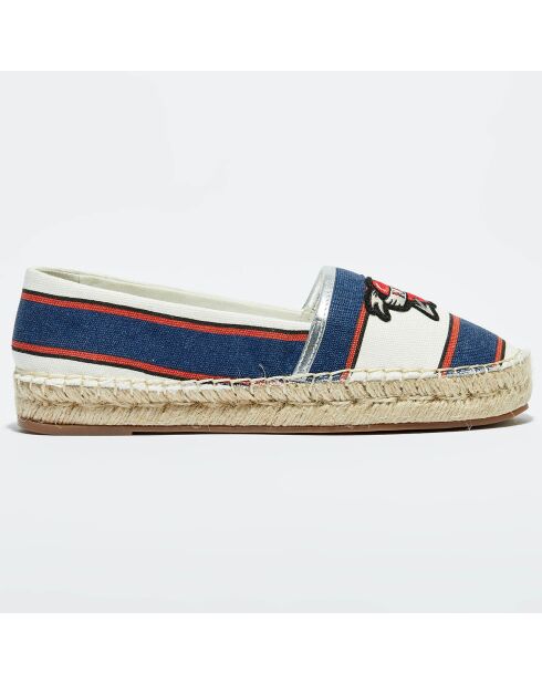 Espadrilles Kamini marineblau/weiß