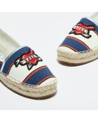 Espadrilles Kamini marineblau/weiß