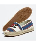 Espadrilles Kamini marineblau/weiß