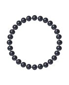 Bracelet Porte Bonheur Perles d'Eau Douce noires