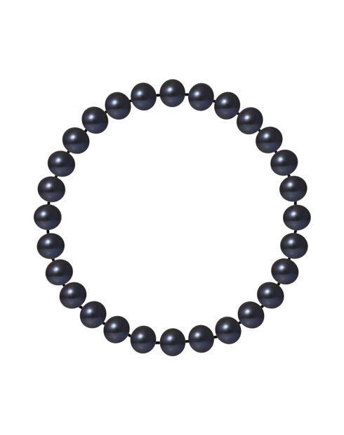 Bracelet Porte Bonheur Perles d'Eau Douce noires