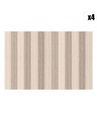 4 Sets de table Giza beiges - 30x45 cm