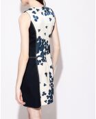 Robe Daria bleu/écru