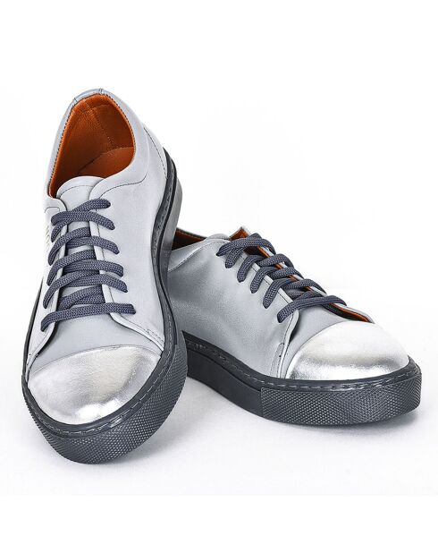 Sneakers en Cuir Pimpit argentées