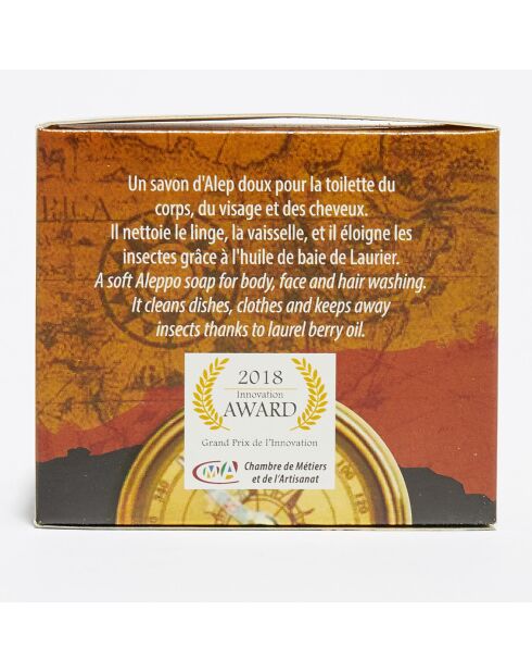 Jabón ecológico todo en 1 de Alepo L'Aventurier - 220 g