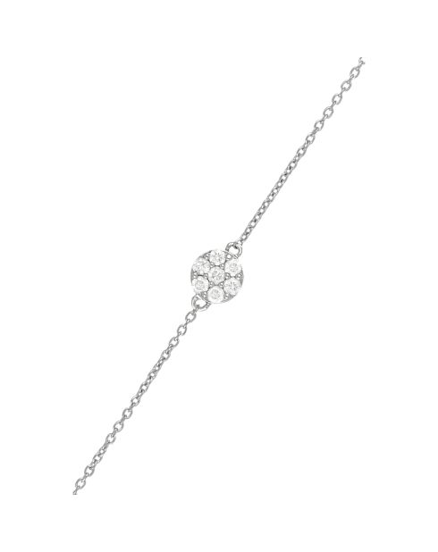 Bracelet A la Folie. pour la Vie Diamants 0.15 ct Or Blanc