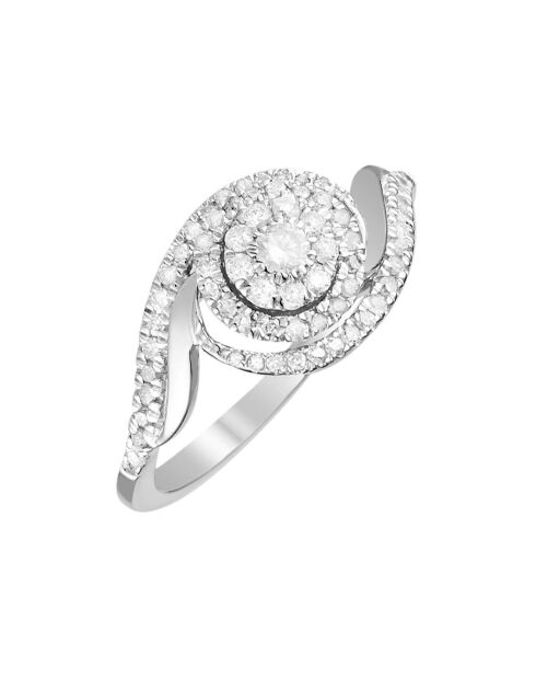 Bague Je dis Oui ! Diamants 0.33 ct or blanc