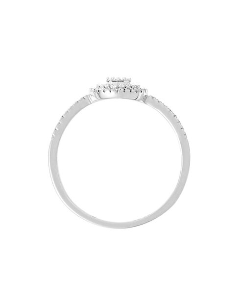 Beauty Queen Diamantring aus 0,20 Karat Weißgold