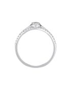 Bague Âmes Enlacées Or Blanc Diamants 0.17 ct