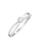 Bague Iris Diamants 0.17 ct Or Blanc
