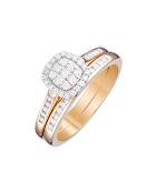 Bague Mon voeu le plus cher Diamants 0.37 ct or jaune