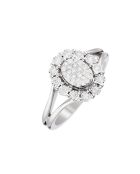 Bague Mon seul Amour Diamants 0.30 ct or blanc