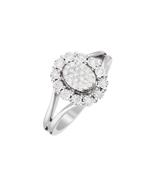 Bague Mon seul Amour Diamants 0.30 ct or blanc