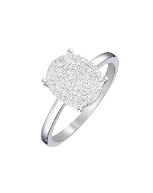 Bague Sublissime Diamants 0.20 ct Or Blanc